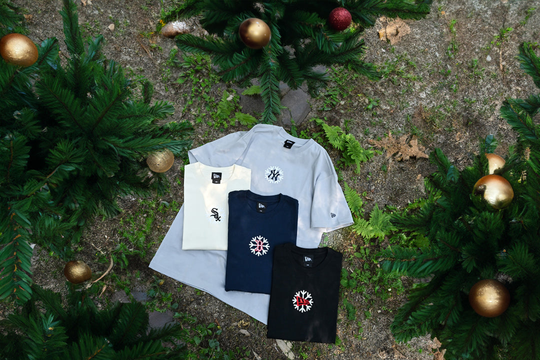New Era เสื้อยืดแขนสั้นรุ่น New Era Christmas Pack Black Short Sleeve T-Shirt