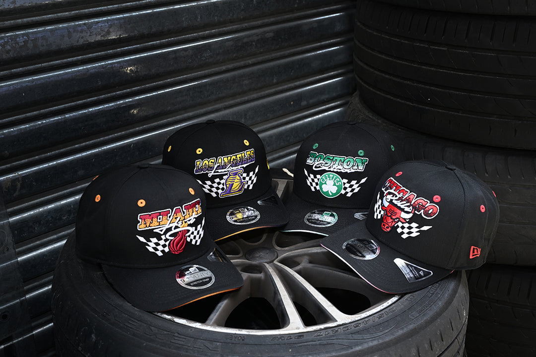 New Era หมวกรุ่น Chicago Bulls Nba Racing Black 9Seventy Stretch Snap Cap