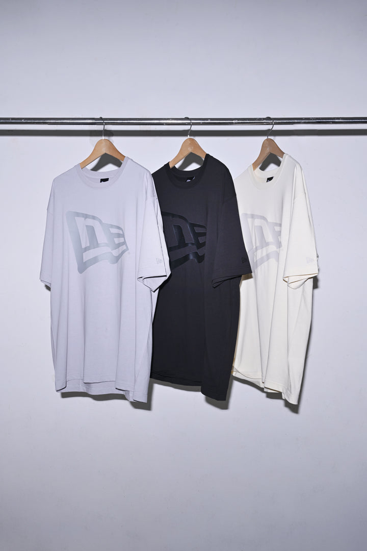 New Era เสื้อยืดแขนสั้นรุ่น New Era Premium Black Oversized Short Sleeve T-Shirt