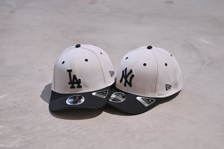 New Era หมวกรุ่น Los Angeles Dodgers Stone Black 2-Tone 9Seventy Stretch Snap Cap