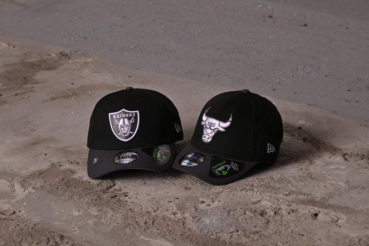 New Era หมวกรุ่น Las Vegas Raiders Repreve® 2-Tone Graphite Visor Black 9Forty Cap