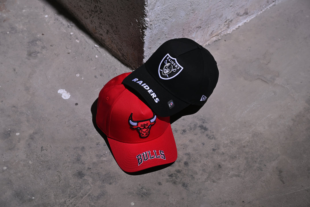 New Era หมวกรุ่น Chicago Bulls Team Visor Hit Red 9FORTY A-Frame Cap