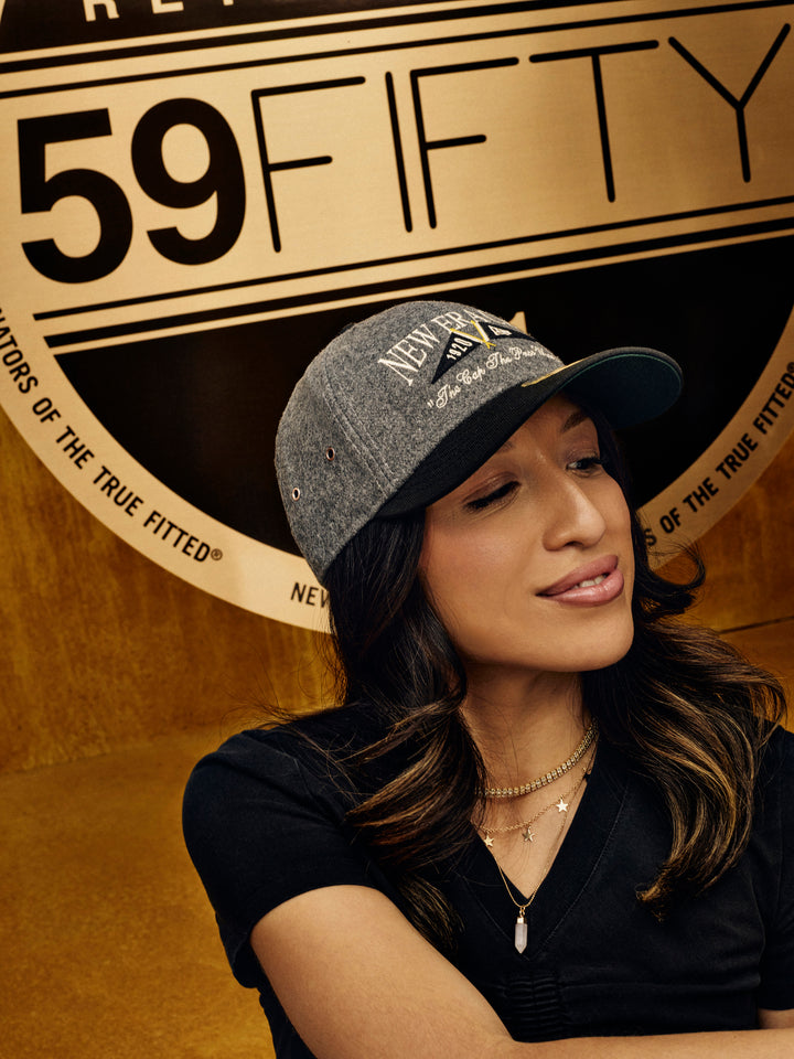 New Era หมวกรุ่น New Era 59FIFTY Day 2025 Heather Grey 59FIFTY Retro Crown Cap