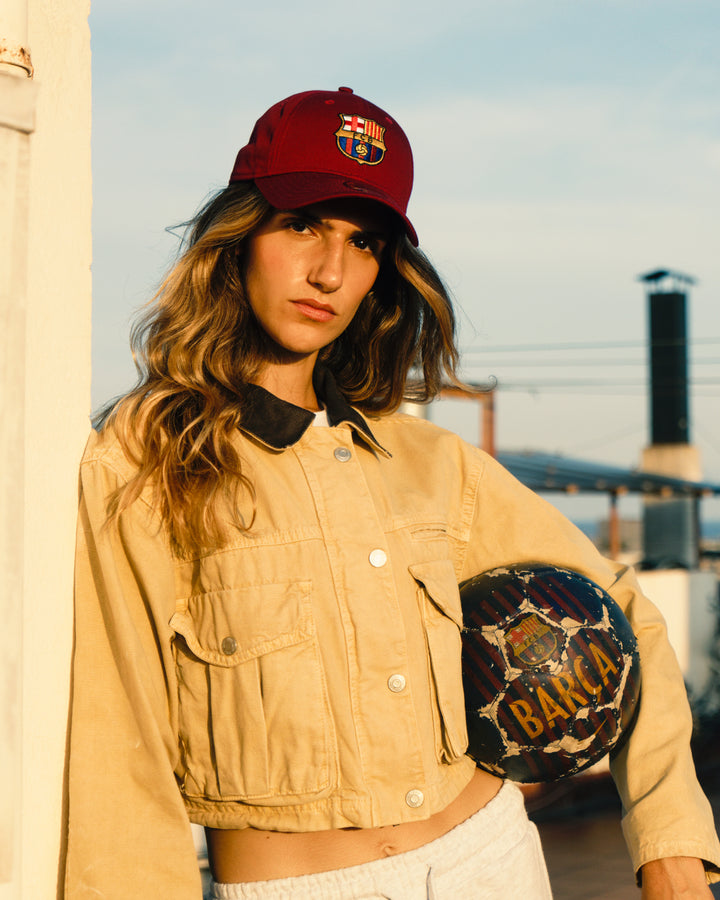 New Era หมวกรุ่น Fc Barcelona Dark Red 9Forty Cap