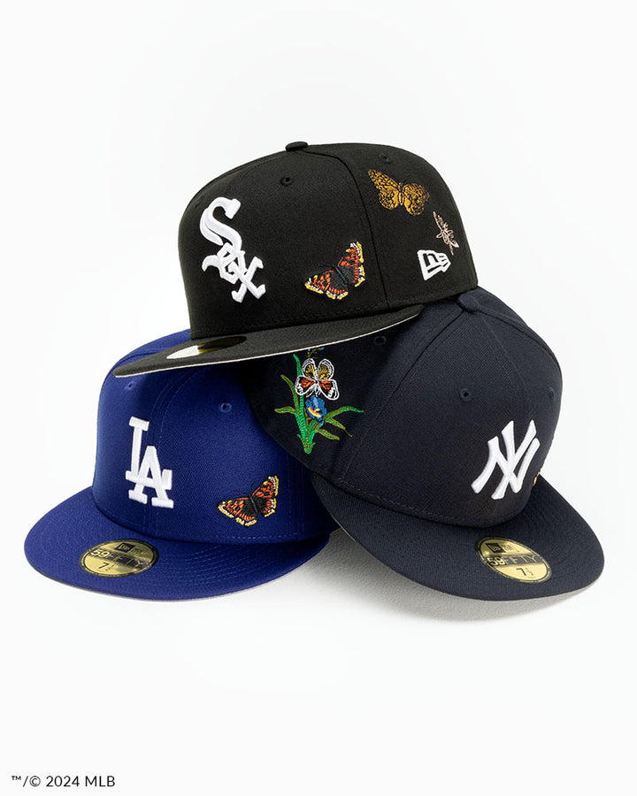 New Era หมวกรุ่น FELT x MLB Los Angeles Dodgers DK Blue 59FIFTY Cap