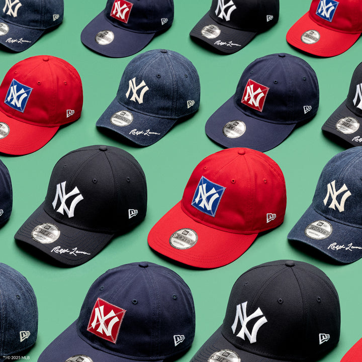 New Era หมวกรุ่น Ralph Lauren X Mlb New York Yankees Co Navy 9Twenty Cap