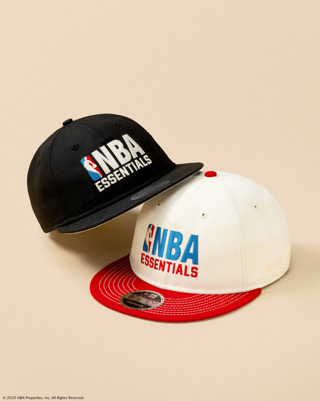 New Era หมวกรุ่น Fear Of God X Nba & Wnba Nba Logo Black 9Fifty Retro Crown Cap