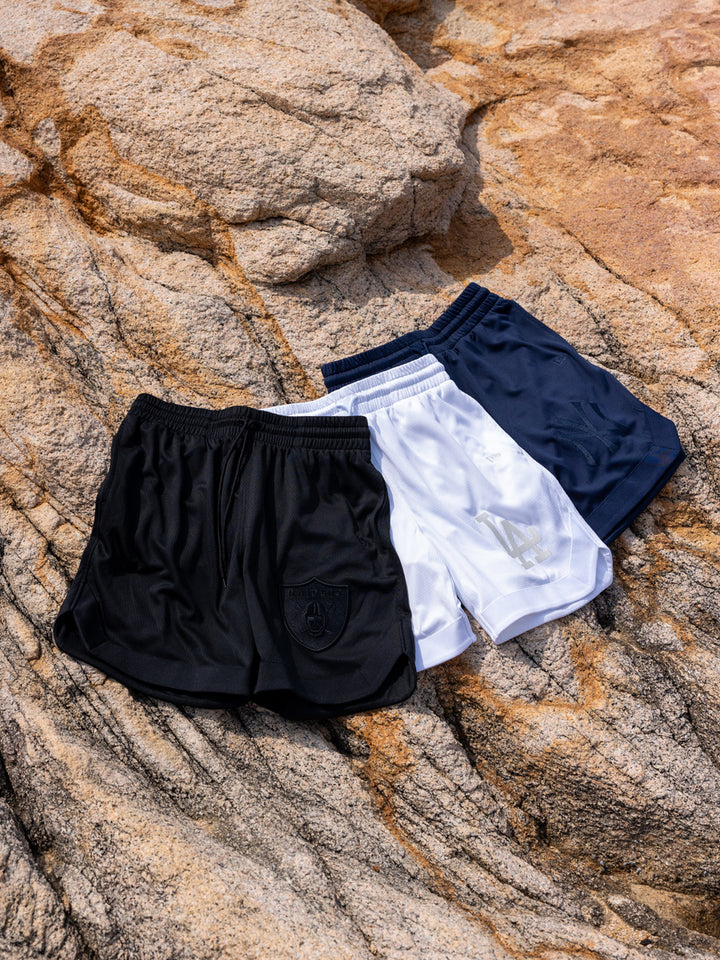New Era กางเกงรุ่น Las Vegas Raiders Tonal Pack Black Basketball Shorts