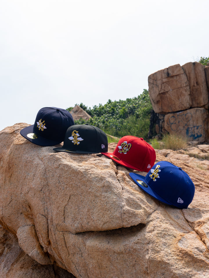 New Era เสื้อยืดแขนสั้นรุ่น 59FIFTY Pack - Cloud New York Yankees Navy 59FIFTY Cap