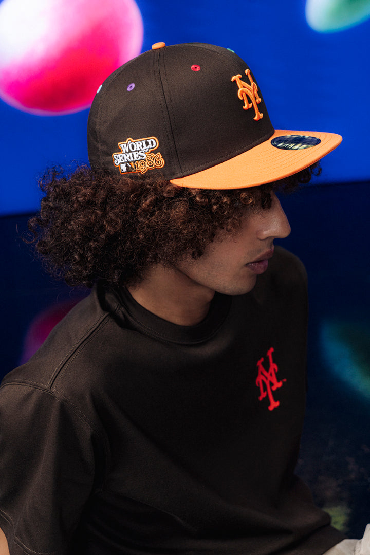 New Era หมวกรุ่น 59Fifty Pack - Smarties New York Mets 2-Tone Orange Popsicle Chocolate 59Fifty Cap