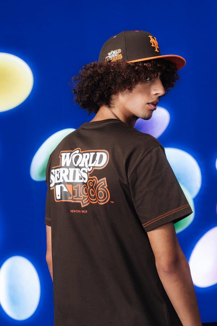 New Era เสื้อยืดแขนสั้นรุ่น 59Fifty Pack - Smarties New York Mets Cooperstown Chocolate Short Sleeve T-Shirt