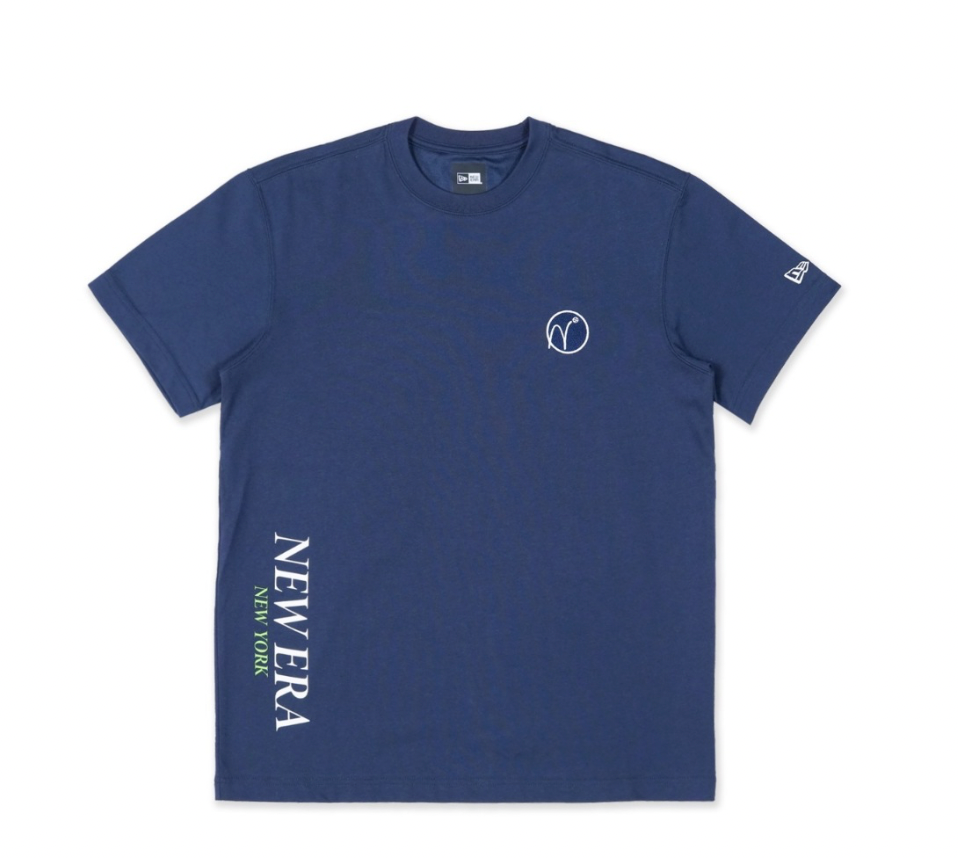 NEW ERA SPORTS CLUB - TENNIS NAVY REGULAR SHORT SLEEVE T-SHIRT