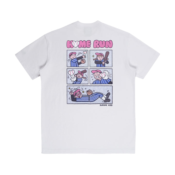 New Era เสื้อยืดแขนสั้นรุ่น NEW ERA X SUNDAE KIDS WHITE SHORT SLEEVE TEE Set