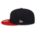 ATLANTA BRAVES MLB GOLD NAVY 59FIFTY CAP