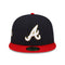 ATLANTA BRAVES MLB GOLD NAVY 59FIFTY CAP