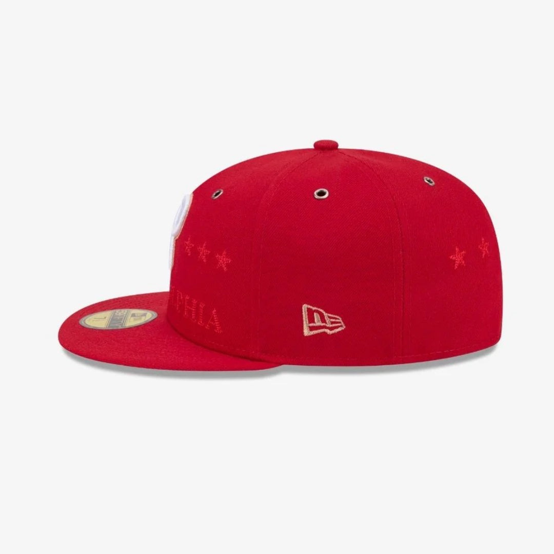 หมวกแก๊ป New Era รุ่น Philadelphia Phillies MLB All Star Game Red 59Fifty Cap