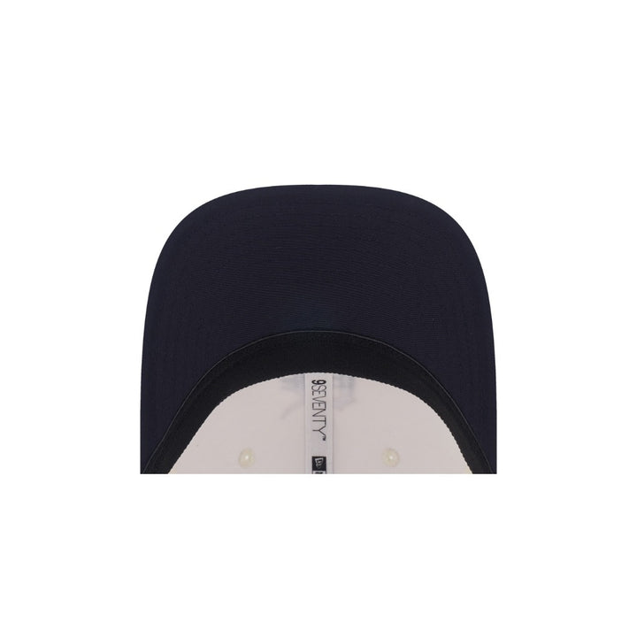 หมวกแก๊ป New Era รุ่น Detroit Tigers Gradient 2-Tone Navy Visor Chrome White 9Seventy Stretch Snap Cap