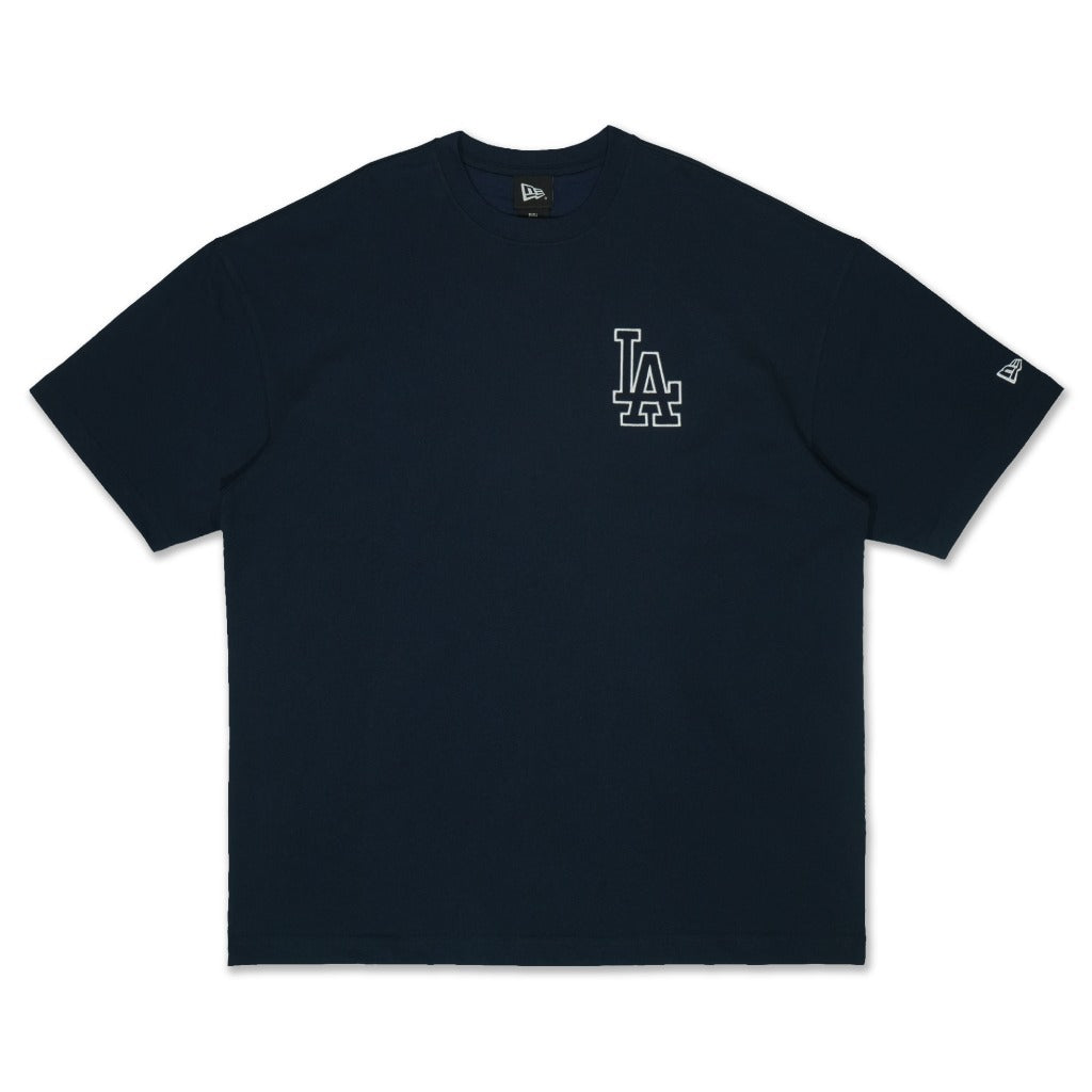 เสื้อโอเวอร์ไซส์ New Era รุ่น Los Angeles Dodgers MLB Arch Oceanside Blue Oversized Short Sleeve T-Shirt