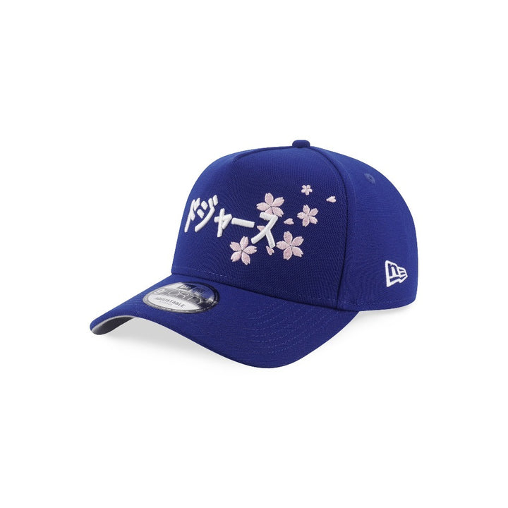 หมวกแก๊ป New Era รุ่น Los Angeles Dodgers Kanji Pack Sakura Dark Royal 9Forty A-Frame Cap