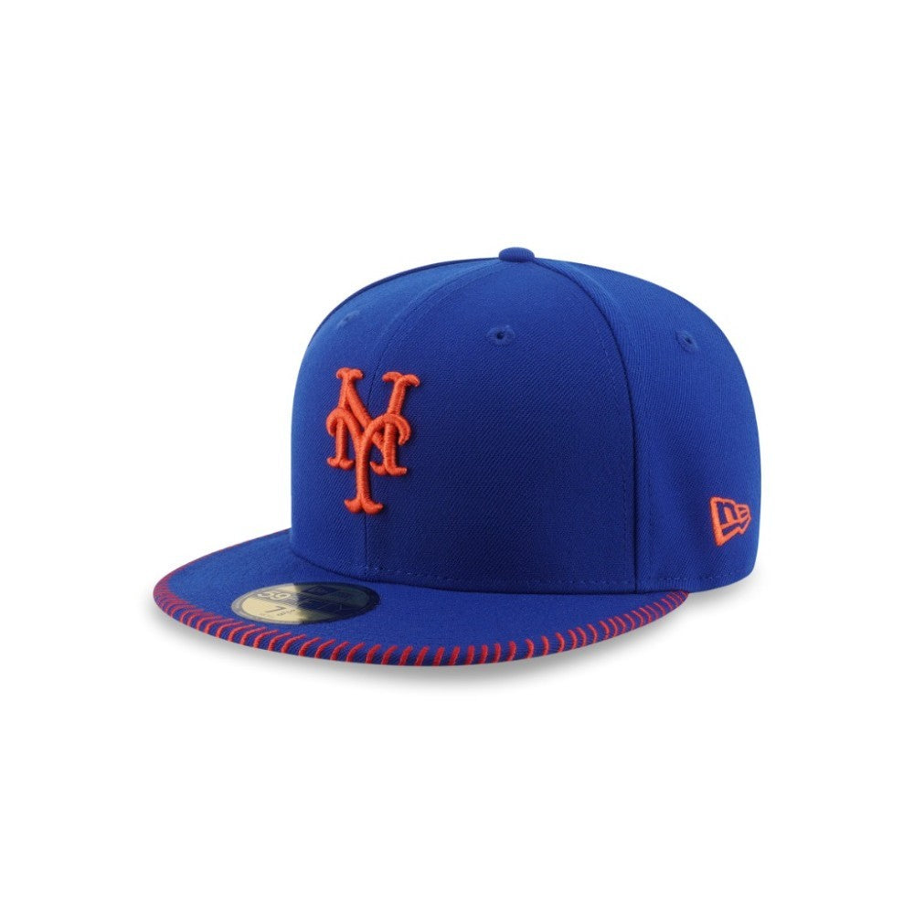 หมวกแก๊ป New Era รุ่น 59Fifty Pack - Baseball Stitching New York Mets Royal 59Fifty Cap