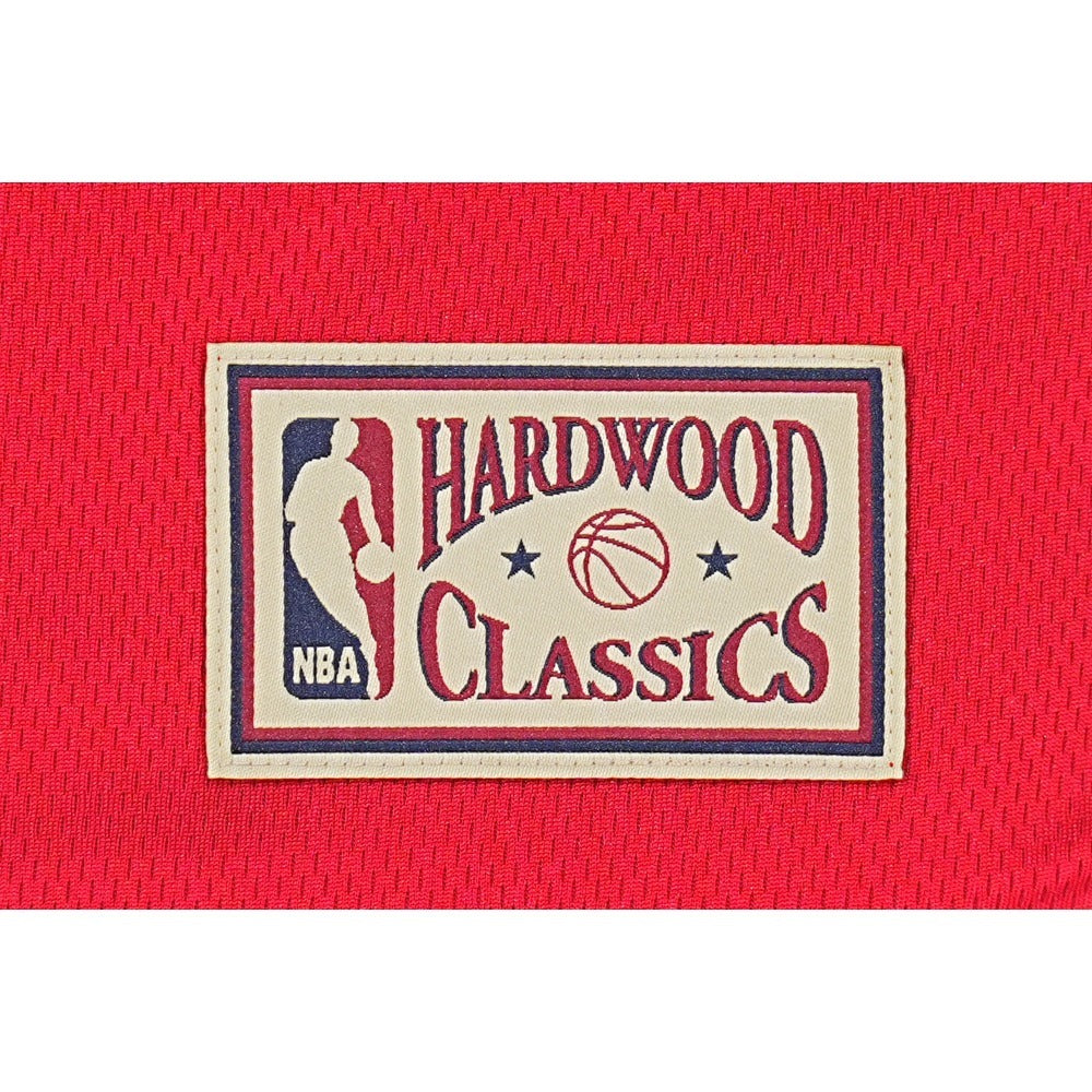 เสื้อเจอร์ซีย์ New Era รุ่น Chicago Bulls NBA Hardwood Classics Scarlet Red Baseball Jersey