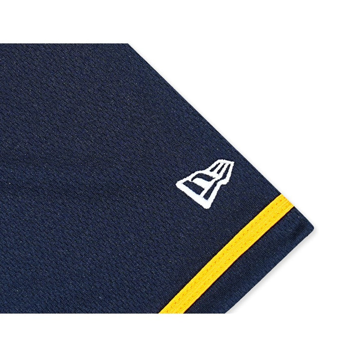 เสื้อเจอร์ซีย์ New Era รุ่น Golden State Warriors NBA Hardwood Classics Navy Baseball Jersey