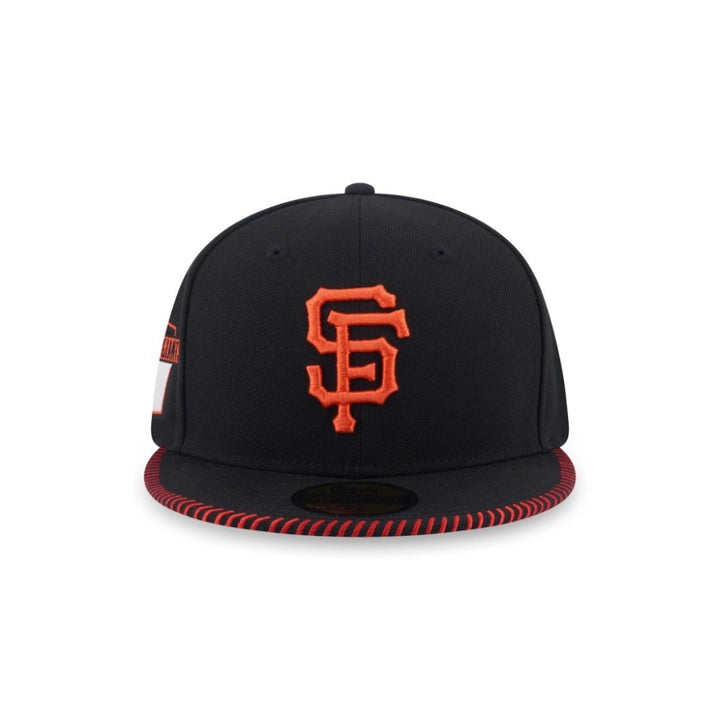 หมวกแก๊ป New Era รุ่น 59Fifty Pack - Baseball Stitching San Francisco Giants Black 59Fifty Cap