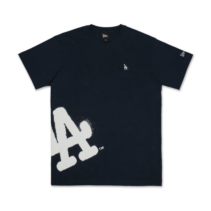 เสื้อยืดแขนสั้น New Era รุ่น Los Angeles Dodgers Spray Paint Oceanside Blue Short Sleeve T-Shirt