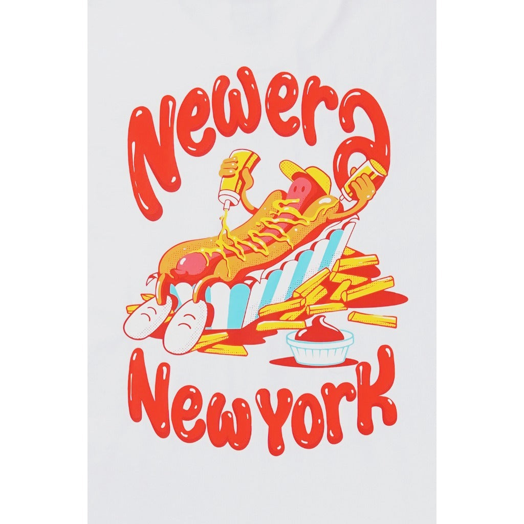 เสื้อยืดแขนสั้น New Era รุ่น New Era Foodie White Short Sleeve T-Shirt