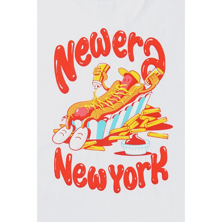 เสื้อยืดแขนสั้น New Era รุ่น New Era Foodie White Short Sleeve T-Shirt