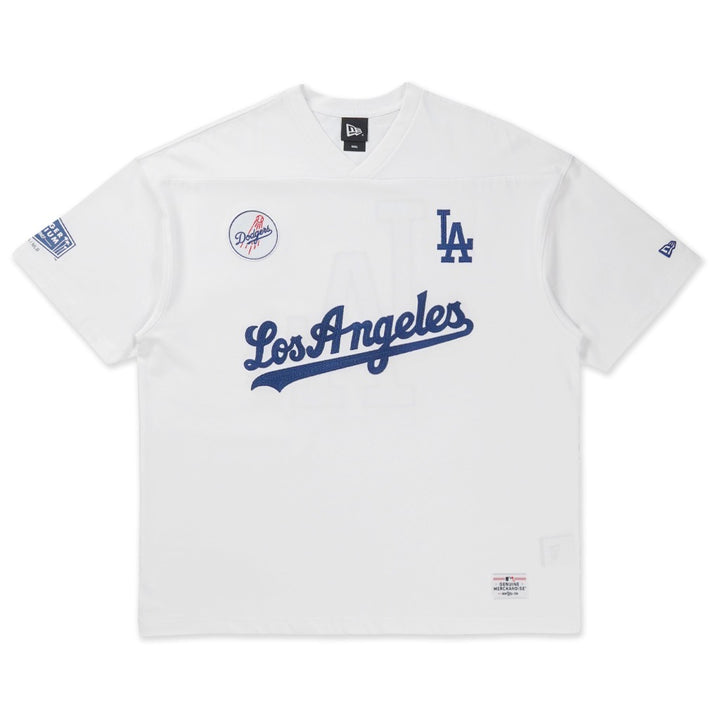 เสื้อเจอร์ซีย์ New Era รุ่น Los Angeles Dodgers Ne Fan Fam White Short Sleeve Jersey
