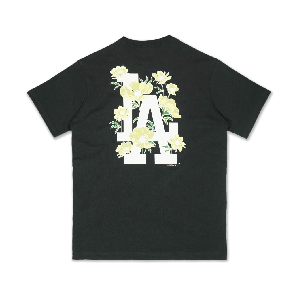 เสื้อยืดแขนสั้น New Era รุ่น Los Angeles Dodgers Floral Steel Clouds Gray Short Sleeve T-Shirt