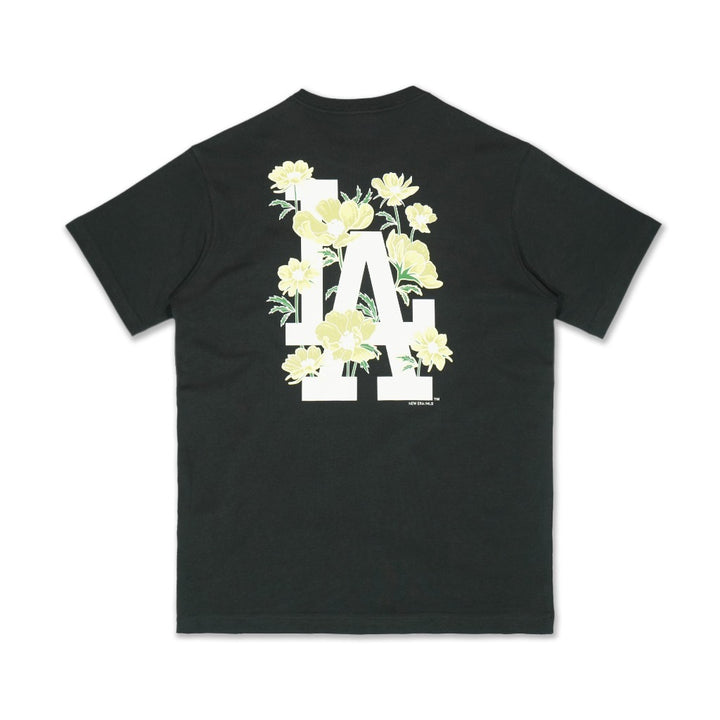 เสื้อยืดแขนสั้น New Era รุ่น Los Angeles Dodgers Floral Steel Clouds Gray Short Sleeve T-Shirt