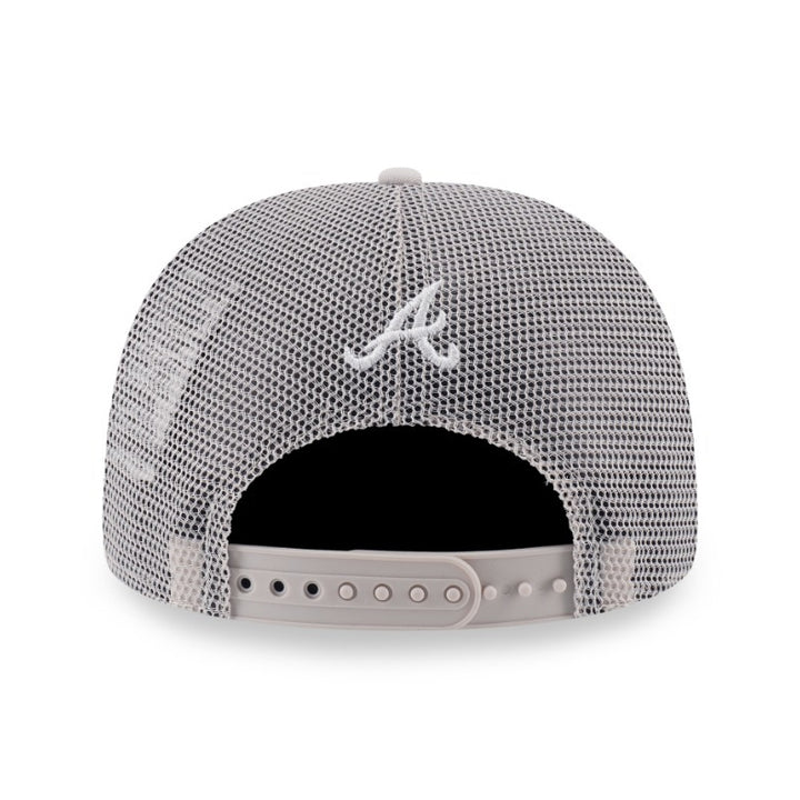 หมวกแก๊ป New Era รุ่น Atlanta Braves Shattered Logo Vintage Stone 9Forty A-Frame Trucker Cap