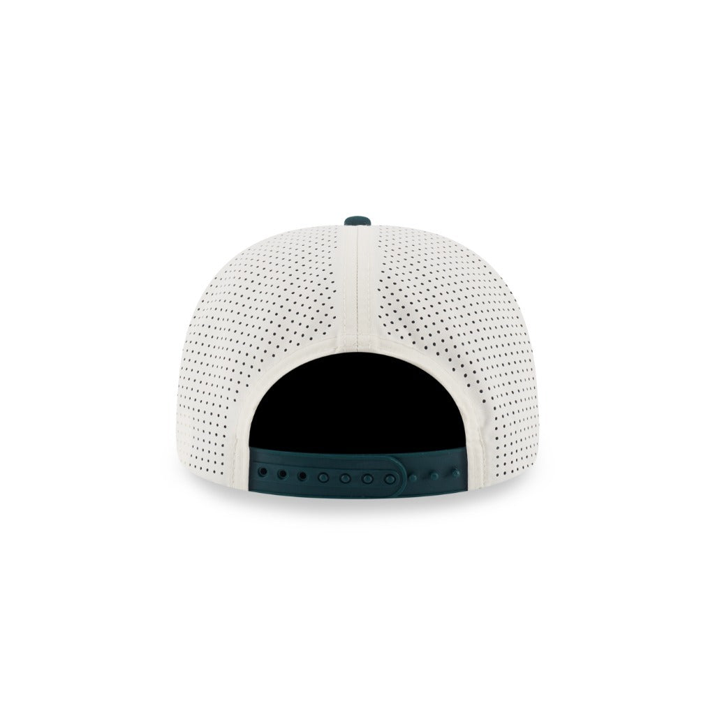 หมวกแก๊ป New Era รุ่น Oakland Athletics Gradient 2-Tone Cilantro Green Visor Chrome White 9Seventy Stretch Snap Cap