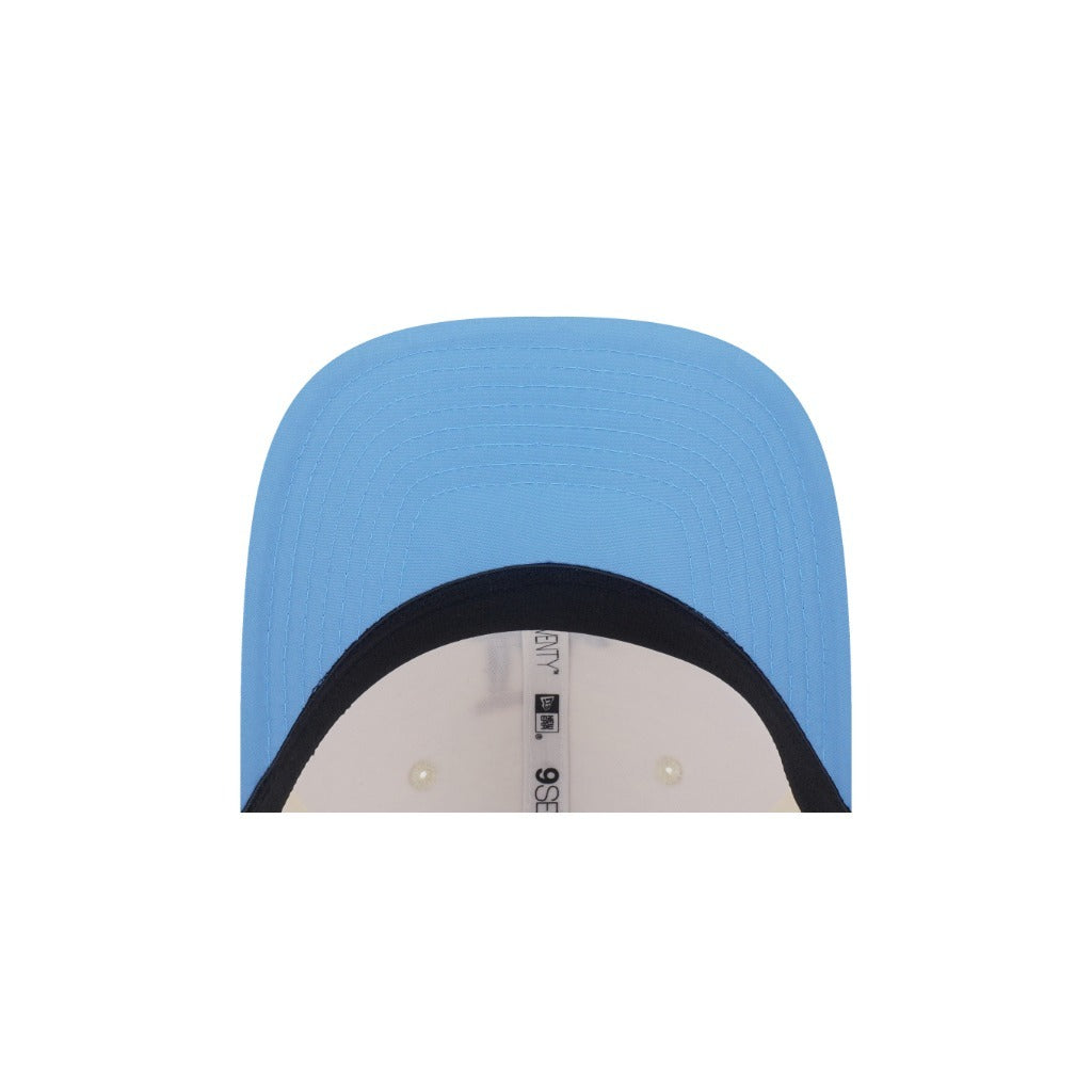 หมวกแก๊ป New Era รุ่น Los Angeles Dodgers Gradient 2-Tone Radiant Blue Visor Chrome White 9Seventy Stretch Snap Cap