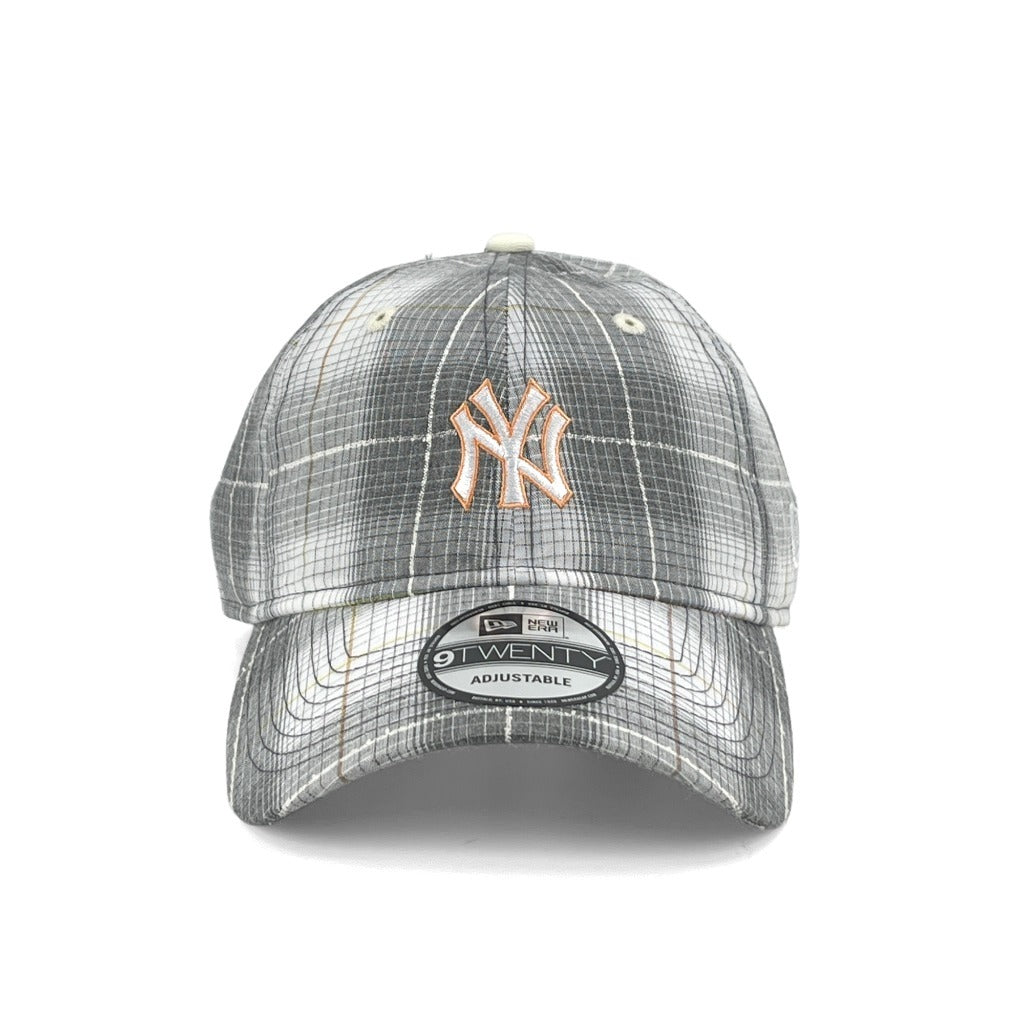 หมวกแก๊ป New Era รุ่น New York Yankees Ombre Check Gray 9Twenty Cap