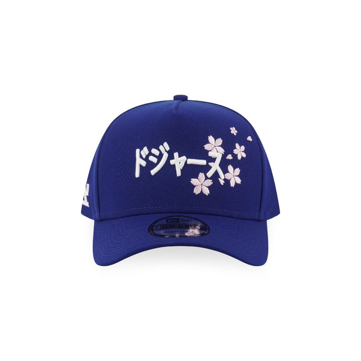หมวกแก๊ป New Era รุ่น Los Angeles Dodgers Kanji Pack Sakura Dark Royal 9Forty A-Frame Cap
