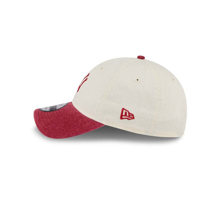 หมวกแก๊ป New Era รุ่น New York Yankees 2-Tone Red Visor Snow Wash Stone 9Twenty Cap