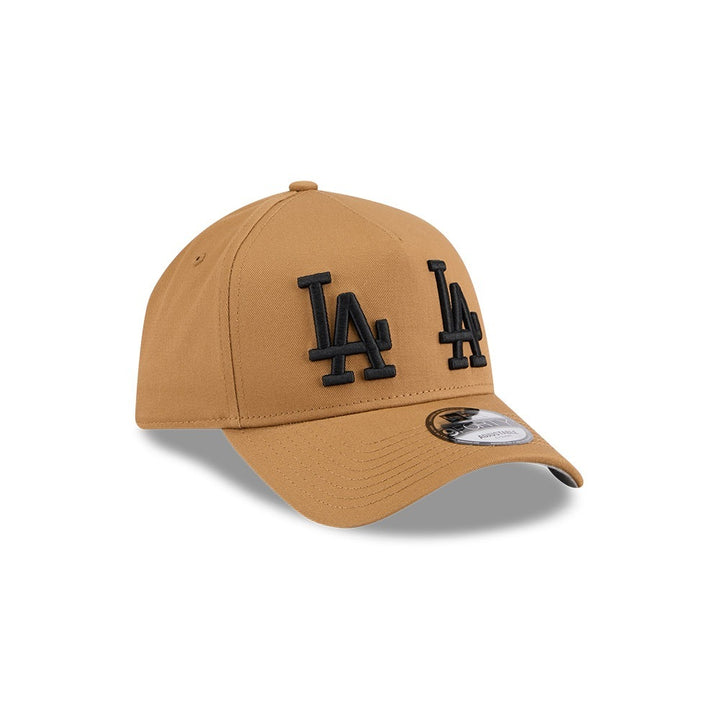 หมวกแก๊ป New Era รุ่น Los Angeles Dodgers MLB Double Logo Wheat 9Forty A-Frame Cap