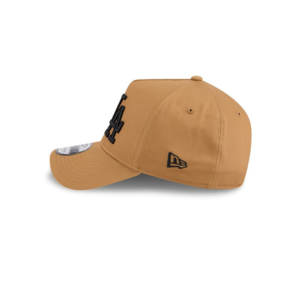 หมวกแก๊ป New Era รุ่น Los Angeles Dodgers MLB Double Logo Wheat 9Forty A-Frame Cap