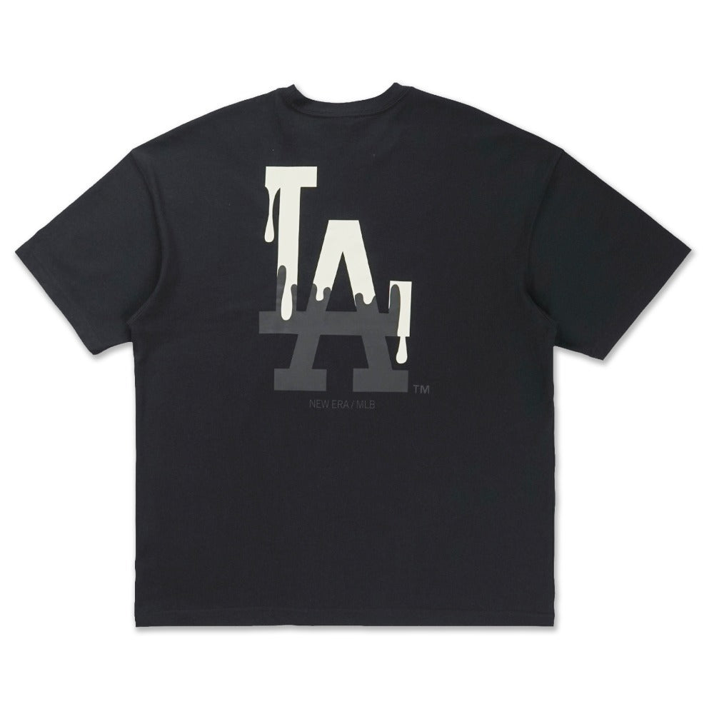 เสื้อโอเวอร์ไซส์ New Era รุ่น Los Angeles Dodgers Glow In The Dark Black Oversized Short Sleeve T-Shirt