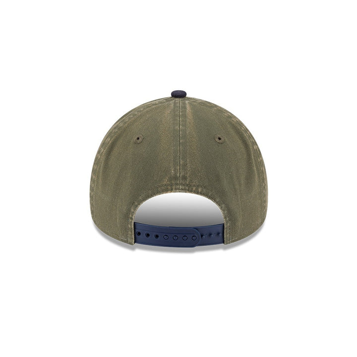 หมวกแก๊ป New Era รุ่น Las Vegas Raiders 2-Tone Navy Visor Washed New Olive 9Forty A-Frame Cap