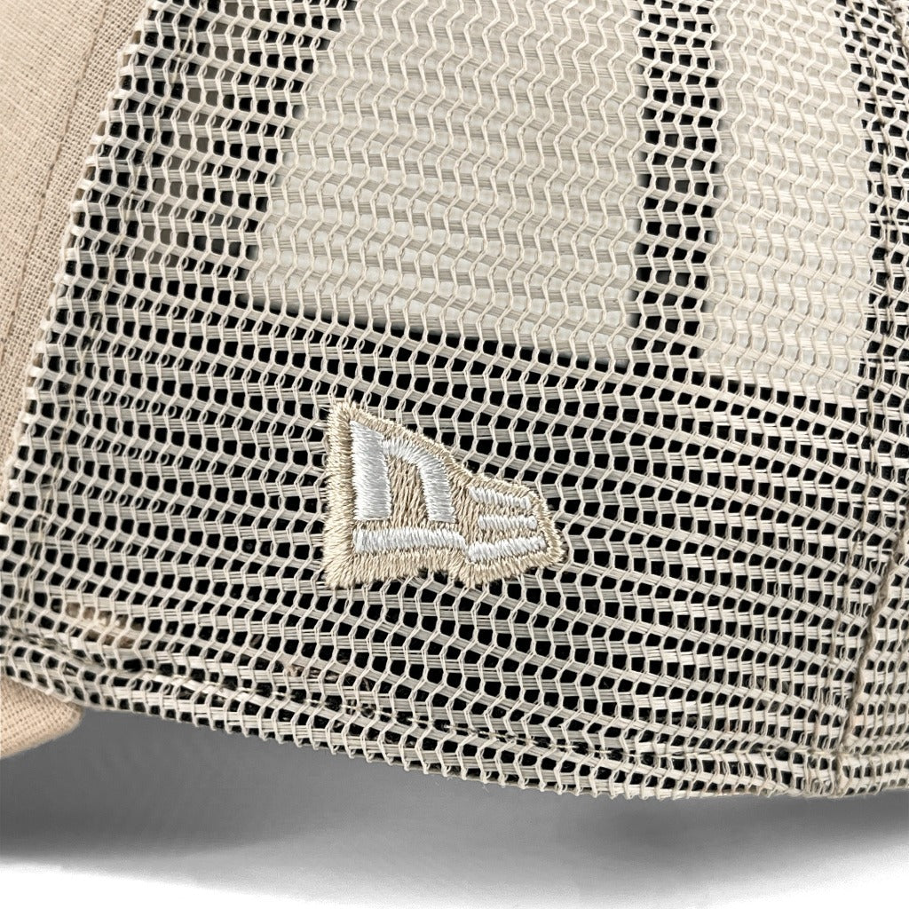 หมวกแก๊ป New Era รุ่น New Era Cotton Linen Beige 9Forty A-Frame Trucker Cap