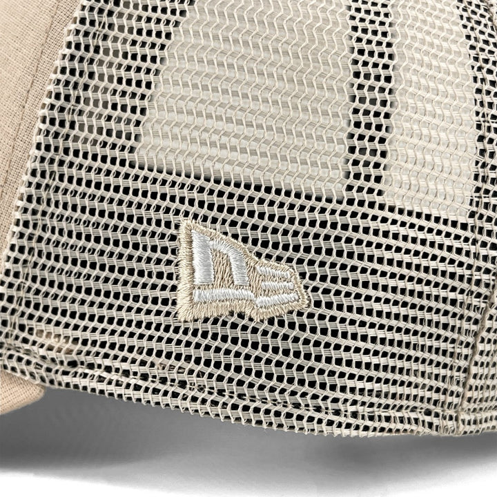 หมวกแก๊ป New Era รุ่น New Era Cotton Linen Beige 9Forty A-Frame Trucker Cap
