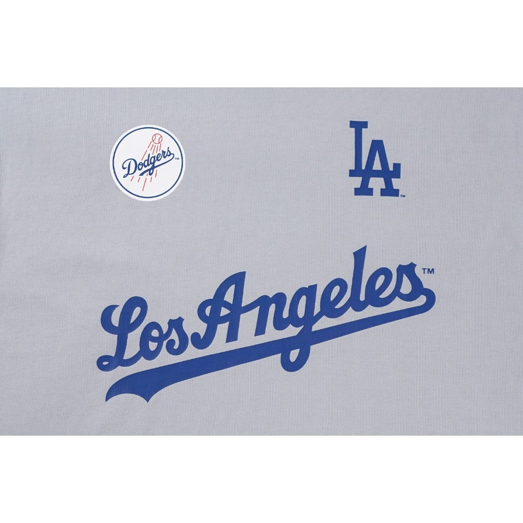 เสื้อโอเวอร์ไซส์ New Era รุ่น Los Angeles Dodgers Ne Fan Fam Dolphin Gray Oversized Short Sleeve T-Shirt