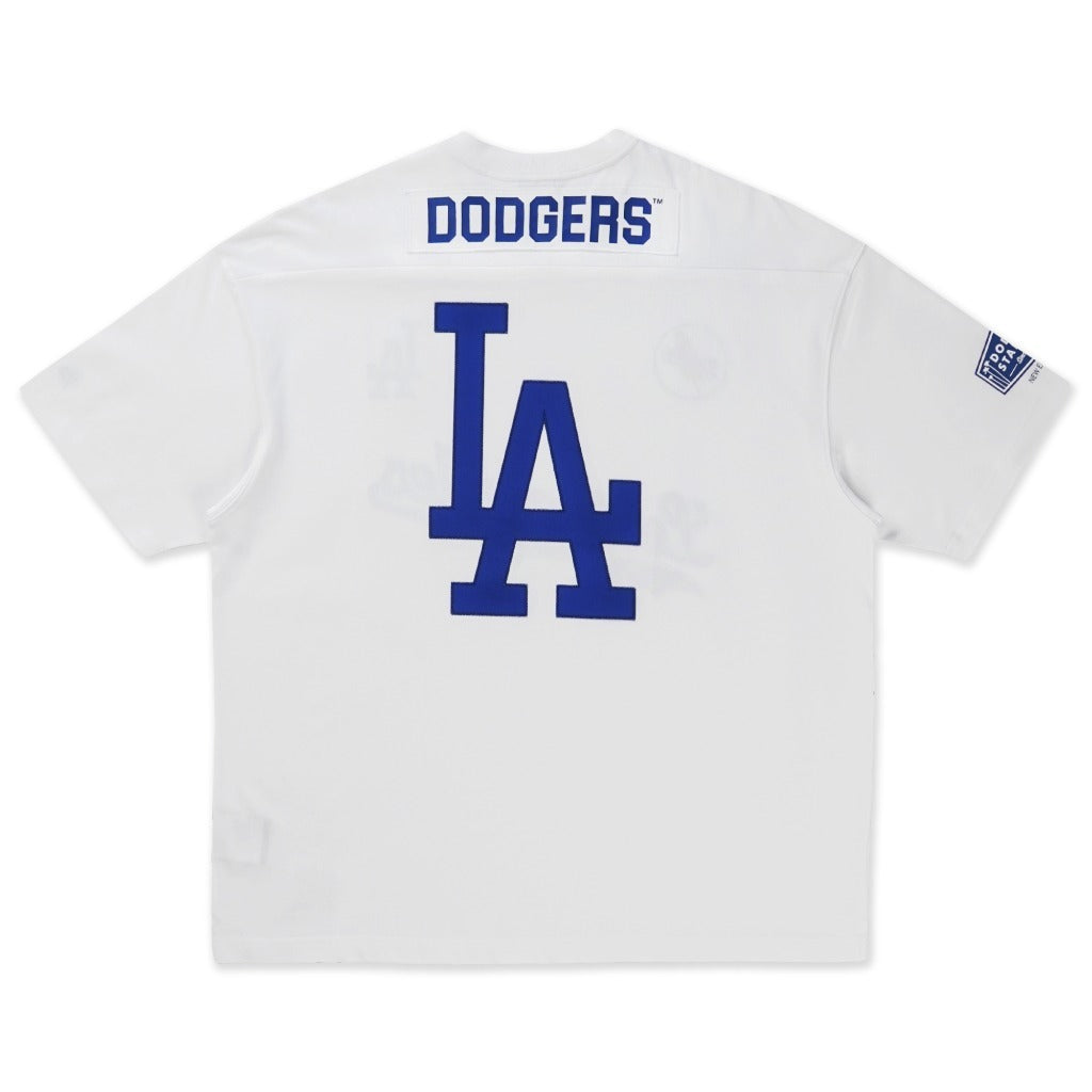 เสื้อเจอร์ซีย์ New Era รุ่น Los Angeles Dodgers Ne Fan Fam White Short Sleeve Jersey
