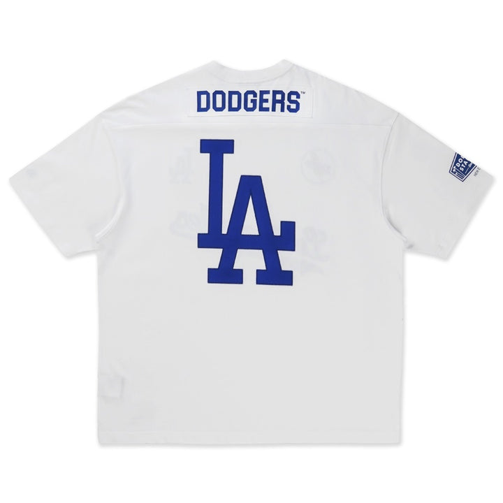 เสื้อเจอร์ซีย์ New Era รุ่น Los Angeles Dodgers Ne Fan Fam White Short Sleeve Jersey