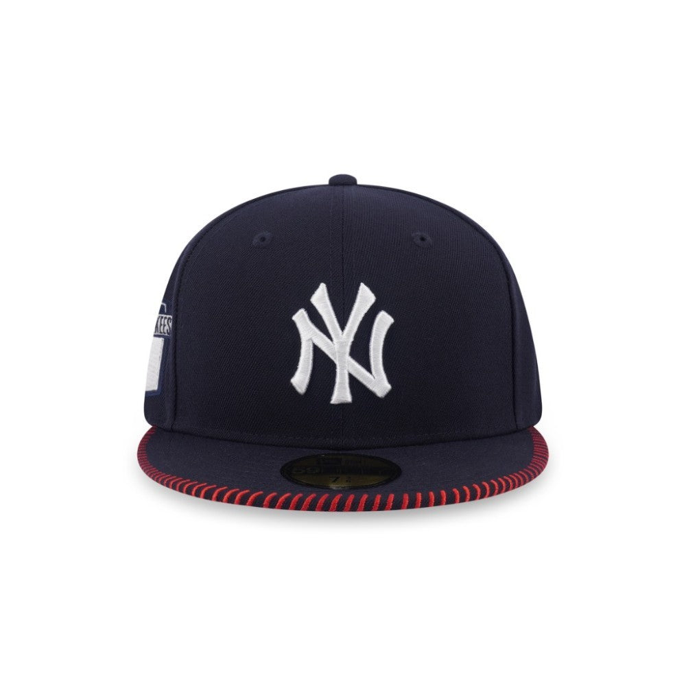 หมวกแก๊ป New Era รุ่น 59Fifty Pack - Baseball Stitching New York Yankees Navy 59Fifty Cap