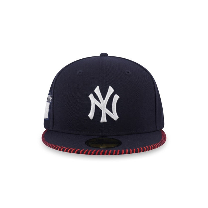 หมวกแก๊ป New Era รุ่น 59Fifty Pack - Baseball Stitching New York Yankees Navy 59Fifty Cap